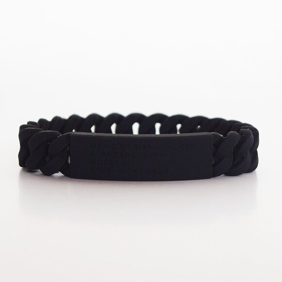 Marc Jacobs Rubber Silicone Bracelet in Black - Picture 2 of 6